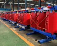 Transformador de Potencia Tipo Seco con Aislamiento de Resina IEEE/ANSI/IEC, Conexión Dyn11, Bobinado Yn0, Transformador Elevador de 50KVA-4000KVA
