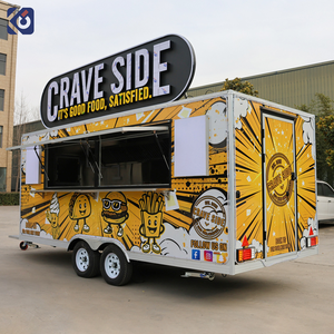 Camion de nourriture mobile CAMPTRL, chariot de crème glacée, camion de nourriture, barbecue, pizza, hamburger, café, camion de nourriture personnalisé, remorque de nourriture à vendre aux États-Unis - Product Image 1