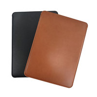 Funda Protectora Delgada para Laptop de Cuero PU, Funda Rígida Moldeada en EVA, Resistente a Impactos, Bolsa de Viaje Delgada para Mini Laptop