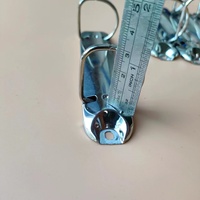 Kunden spezifischer Metall 3 Ring Buchbinder Clip Black Ring Binder Clip Mechanismus für Ordner