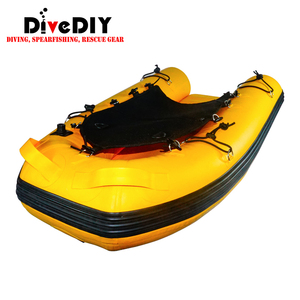 Bateau de pêche sous-marine gonflable 2 tailles L/M FB008, épaisseur 0,7 mm, PVC écologique, avec valve de sécurité, kit d'accessoires complet - Product Image 1
