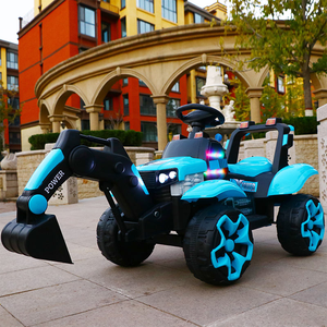 Mobil Mainan Excavator Listrik Anak Desain Baru Unisex, Kendaraan Teknik Ukuran Besar untuk Dikendarai - Product Image 6