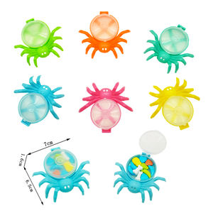 Mini animales de araña de dibujos animados, dispensador de contenedores de juguetes de dulces vacíos para dulces duros a granel - Product Image 1