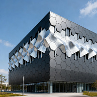 Mur rideau moderne en alliage d'aluminium exquis pour centre commercial, villa, hôtel – Anti-corrosion, design écologique, options personnalisables, garantie 5 ans