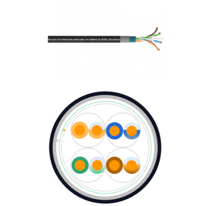 كابل شبكة Cat6 ذو موصل صلب معزول <span class=keywords><strong>UTP</strong></span> وFTP بطول 100 متر من النحاس والبولي فينيل كلوريد للشبكات، 305 متر لكل صندوق - Product Image 2