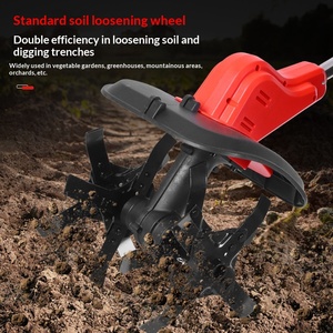 Micro-motoculteur multifonctionnel domestique à batterie lithium, tondeuse électrique, désherbeur, <span class=keywords><strong>scarificateur</strong></span> rotatif, outil de retournement et de desserrage du sol - Product Image 2