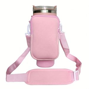 Oferta Especial: Funda de Neopreno para Vaso Térmico de 40oz con Bolsillo con Cremallera para Teléfono, Llaves o Tarjetas, Estilo Femenino - Product Image 4