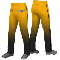Celana Baseball Kustom Grosir, Bernapas, Cepat Kering, Ukuran Besar, Trendi, Polos dengan Garis Samping Gradasi, Kenyamanan Tak Tertandingi