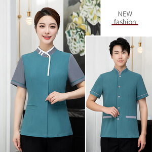 Uniforme <span class=keywords><strong>de</strong></span> <span class=keywords><strong>Limpieza</strong></span> Transpirable <span class=keywords><strong>de</strong></span> Poliéster <span class=keywords><strong>para</strong></span> Servicios <span class=keywords><strong>de</strong></span> <span class=keywords><strong>Limpieza</strong></span> Comercial, Contratistas, Administración <span class=keywords><strong>de</strong></span> Oficinas e Instalaciones - Product Image 3