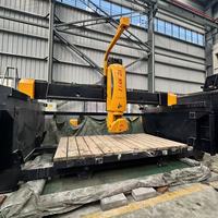 Machine de découpe à pont CNC 5 axes pour plan de travail/carrelage/dalle en quartz, granito, marbre, pierre, graveur de pierre Xianda