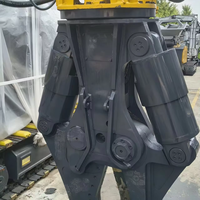 Cisaille et coupe-hydrauliques rotatives MONDE 360 pour excavatrice, système à double axe, barres parallèles, pour démolition d'acier de construction