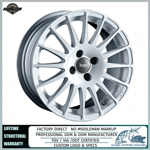 Jantes en alliage <span class=keywords><strong>OZ</strong></span> Racing Superturismo <span class=keywords><strong>WRC</strong></span> 14-18 pouces 4x100 5x100 5x114.3 pour Honda Civic AE86 Subaru WRX Evo Peugeot Megane RS - Product Image 1