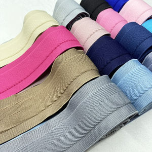 Bande élastique jacquard rayée 3D personnalisée <span class=keywords><strong>Xinran</strong></span> de 4,5 cm, bande de taille en daim douce et confortable, bande élastique en caoutchouc, sangle en spandex/polyester - Product Image 3