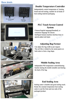 Machine d'emballage horizontale automatique DY-530s à trois servomoteurs pour snacks, biscuits et pains