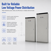 Armoire de distribution industrielle XL-21 à double alimentation triphasée 3-5 fils IP30 avec commutateur de transfert automatique (ATS)