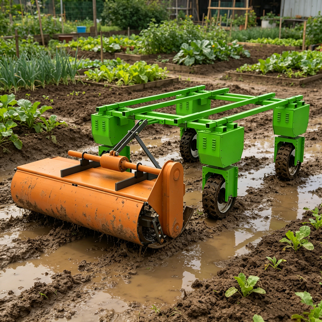 AR-W19 Gantry-type Design Field Robot Orchard Robot Chassis Agricultural Robot Wheeled Chassis Mud Terrain Used Without Slippage