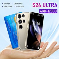 Teléfono S24 Mini 5G Desbloqueado, Pantalla OLED de 4 Pulgadas y 90 Hz, Deca Core, Android 14, Certificado por FCC y CE, IMEI Certificado, 16 GB, 1 TB, Cámara de 5 MP, Carga Rápida de 2500-2999 mAh