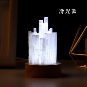 GEM <span class=keywords><strong>Lampe</strong></span> en cristal <span class=keywords><strong>de</strong></span> sélénite Grande <span class=keywords><strong>lampe</strong></span> en <span class=keywords><strong>sel</strong></span> <span class=keywords><strong>de</strong></span> sélénite marocaine authentique faite à la main Amazing Crystal Table Night - Product Image 5