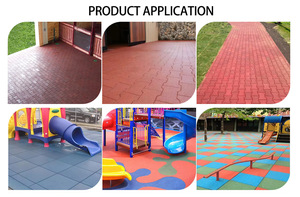 Antiscivolo facile da installare finitrici in mattoni ad incastro per cani in gomma ad alta densità per uso equino - Product Image 6