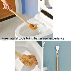Cepillo de Inodoro con Cabezal de Fibra de Coco Natural CF, Mango de Madera de Haya, Resistente, Limpieza Profunda, Ecológico, para Baño - Product Image 6