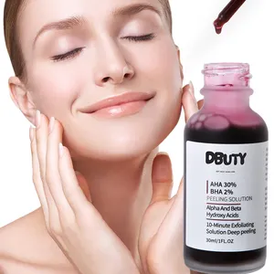 Dbuty Salicylic Axit 2% Giải Pháp AHA 30% + BHA Tinh Chất 2% Cho Khuôn Mặt Vỏ Giải Pháp Mặt Điều Trị Mụn Trứng Cá Huyết Thanh Tẩy Tế Bào Chết Huyết Thanh