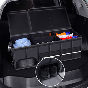 กล่องเก็บของท้ายรถสำหรับรถ SUV พร้อมอุปกรณ์เสริมในรถยนต์สำหรับผู้หญิงผู้ชาย ขนาด 110 ลิตร กันน้ำ ทำจากผ้า Oxford - Product Image 3