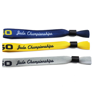 Khuyến mại bên Nhà cung cấp tùy chỉnh vải Vòng đeo tay lễ hội vải lối vào vé Ban nhạc cổ tay sự kiện satin buổi hòa nhạc dây đeo cổ tay - Product Image 2