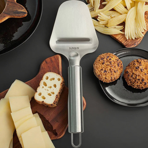 Junqin thép không gỉ cầm tay pho mát Slicer bơ ham <span class=keywords><strong>scraper</strong></span> cho cắt bánh nướng thìa HD-9599 sinh thái thân thiện - Product Image 6