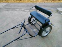Chariot de course pour poneys avec 2 roues, type vélo sportif