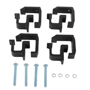 Clips de fixation Getitall 1/4/6 pièces, robustes, pour toit de camion, coque de camping-car, plastique noir piano - Product Image 2
