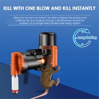 Piège Automatique Humain Non Toxique pour Rats et Souris Kit Piège Multi-prises pour Rats et Souris avec Cylindres de CO2 Humain Non Toxique Intelligent