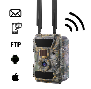 Caméra de chasse avancée <span class=keywords><strong>MMS</strong></span>/SMTP/FTP avec suivi GPS 4G LTE, système de batterie solaire et fonctions de surveillance de la faune - Product Image 1