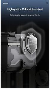 กล่องเก็บสัมภาระมอเตอร์ไซค์อลูมิเนียมอัลลอยขนาดใหญ่ 45 ลิตร - กล่องท้ายรถมอเตอร์ไซค์ PP ทนทาน กันฝุ่น สำหรับการเดินทาง <span class=keywords><strong>Nanke</strong></span> JT-X - Product Image 6