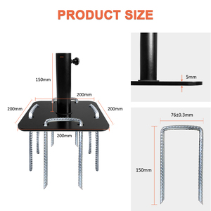 Jh-mech Ô Cờ Cực Cơ Sở Nhà Thờ Kim Loại Đứng Hoa Cưới Bóng Bay Tròn Nổi Cờ Cơ Sở Đứng - Product Image 5