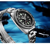 Montre de plongée automatique en verre saphir pour hommes, 316 M, Logo personnalisé OEM NH35, 200