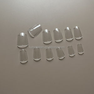 Nuevo diseño único, cubierta completa, puntas de uñas de pato cortas, venta al por mayor, <span class=keywords><strong>gel</strong></span> suave transparente, patas de pato anchas, puntas de uñas grandes - Product Image 4