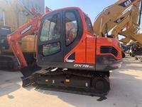 Le plus populaire petite mini pelle de 7,5 tonnes de marque Doosan bien vendue DX75-9C Doosan d'occasion en stock en bon état à vendre