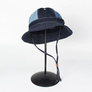 Chapeau Bob en Jean Délavé Personnalisé avec Logo pour Homme – Style Vintage et Protection Solaire pour l'Été en Extérieur – Vente en Gros - Product Image 4