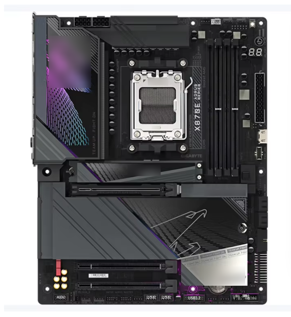 X870E AORUS XTREME Desktop Motherboard ATX DDR5 Memory SATA Hard Gaming 256GB Supports X870E Chipset Refurbished