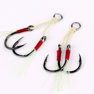 <span class=keywords><strong>Hameçon</strong></span> de pêche <span class=keywords><strong>VMC</strong></span> 3X de qualité supérieure, accessoire en acier à haute teneur en carbone, lumineux, en métal, pour leurres, 7264, 5/0 - Product Image 2