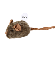 Jouet pour chat en peluche, petite souris intelligente avec capteur sonore, souris qui aboie réalistement, divertissement pour animaux de compagnie