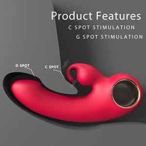 Vibratore a Coniglio 2-in-1 S-hande con Massaggio del Punto G e Clitorideo, Doppia Vibrazione Stimolante, Giocattolo Sessuale Femminile - Product Image 4