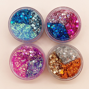 Gel pailleté pour le corps, couleur personnalisée, longue durée, emballage écologique, brillant, scintillant, <span class=keywords><strong>maquillage</strong></span> pour cheveux, visage et corps, 15 ml, non toxique, facile - Product Image 3