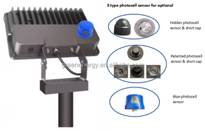 120-347V CETL <span class=keywords><strong>LED</strong></span> All-In-One Floodlight <span class=keywords><strong>Yoke</strong></span> & SlipFitter Trunnion dağı İnce projektör 150w 200w 240w 140lm/w kanada pazarı - Product Image 5