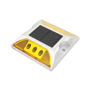 Лидер продаж, 100*100*20 мм, белые ABS, кошачий глаз, отражающие, приподнятые дорожные шпильки, водонепроницаемые пластиковые маркеры IP68, поставщики - Product Image 5