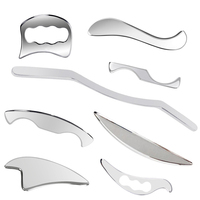 Outil de grattoir musculaire Gua Sha en acier inoxydable en métal Outils IASTM Outils de physiothérapie