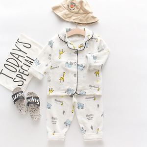 Pijamas de Algodón 100% de Alta Calidad para Bebés, Niños y Niñas, Ropa de Dormir Cómoda de Hilo de Algodón - Product Image 3