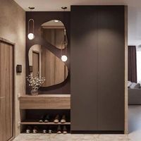 Meuble à chaussures en bois écologique de style moderne pour toute la maison, idéal pour salon, hôtel, villa, appartement, entrée de centre commercial