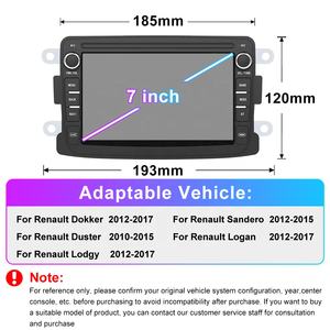 Offre Spéciale 7 pouces tableau de bord autoradio pour Renault <span class=keywords><strong>Dacia</strong></span> <span class=keywords><strong>Logan</strong></span> 2GB RAM filaire sans fil Android Carplay 2 GPS portable 1 an - Product Image 2