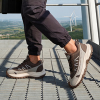 Bottes de sécurité imperméables à embout d'acier, antidérapantes, anti-électrocution, pour hommes, travaux en extérieur, construction